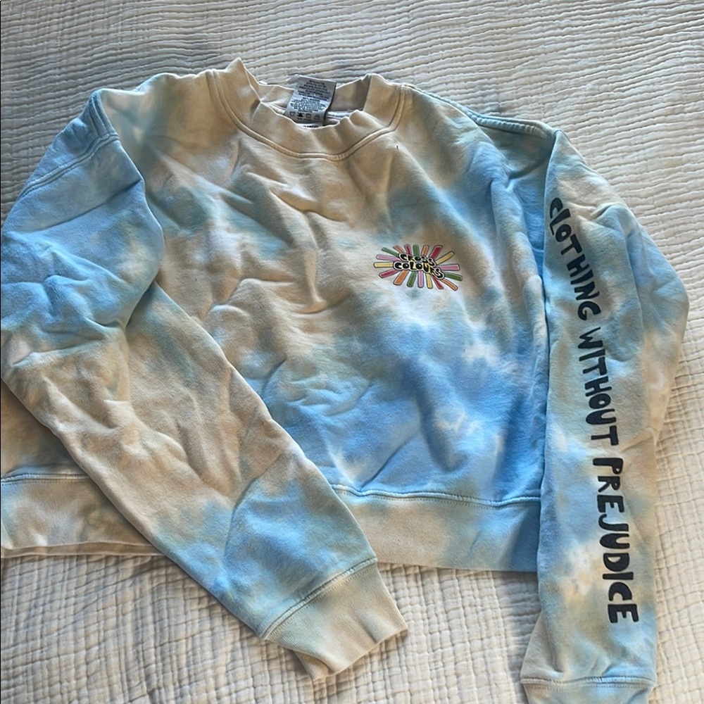 Tie-Dye Crew Neck Sweater